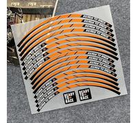 ZWBHNB Adesivo per Bordo Ruote Moto 21 "18" Adesivo Ruota Mozzo Cerchi da Corsa Decalcomania Nastro Riflettente Resistente alle Intemperie per KTM 790 Adventure 790ADV ADV Decalcomanie per Ruote(7)