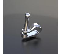 ZWBHNB Moto Refit Estensione del Rilievo del Piede Accessori per Ducati Panigale V2 2020-2024 Cavalletto Piastra Cavalletto Laterale Supporto Ingranditore Cuscinetto cavalletto allargatore(Argento)