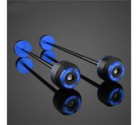 ZWBHNB Protezione Antiurto per ASSE Anteriore Posteriore Moto Forcella Ruota Slider per Y&amaha MT09 MT-09 SP 2017-2021 Protezione Anticaduta Tamponi Paratelaio Moto(Blu)