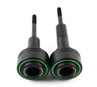 ZWBHNB Slider Telaio Moto Crash Falling Protector per K&awasaki Z 900 750 650 500 400 1000 per Ninja 650 500 400 ZX4RR ZX6R ZX10R Tamponi Paratelaio Moto(Green 7)