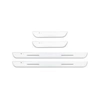 ZWBHNB Striscia Di Protezione Antigraffio Per Battitacco Auto Per Nissan Per Qashqai Pedale Benvenuto Per Modanature console centrale(Set da 4 pezzi)