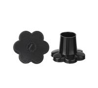 ZWCSHUU Protezioni per Tacchi Alti Utile Indossabile Antiscivolo Forma Rotonda Silenziatore Protezione for Il Tallone Tacco Alto for Tacco Tappi for(Black-L)