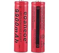 ZWDCVFGK Batteria al Litio Appuntita Ricaricabile 3.7V 9900 mAh, per campanelli, fari, torce