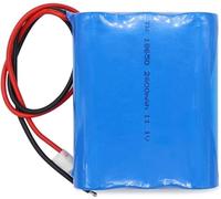 ZWDCVFGK Batteria Ricaricabile agli ioni di Litio 11.1v 2600mah 3s1p 18650, con PCB e connettore NTC