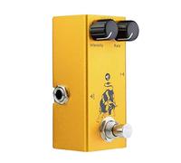 ZWEBY Effetti a Pedale per Chitarra Harmonizer Addominali Knobs di Controllo Mini Pedale Singolo for Chitarre elettriche DC 9V Giallo (Colore : Giallo, Size : 9.2 x4.2X 5.2cm)