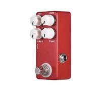 ZWEBY Effetti a Pedale per Chitarra Harmonizer Pedale dell'effetto Chitarra Full gush Bypass Vero (Colore : Rosso, Size : 9.3X 3.8 x 3.2cm)