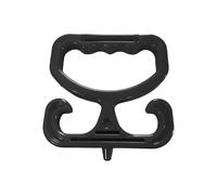 Zweck - Robusto manico per sacchetti di plastica, porta sacchetti della spesa, con design ergonomico, supporta fino a 0,5 kg, borsa durevole per borsa dell'acqua (B, taglia unica)
