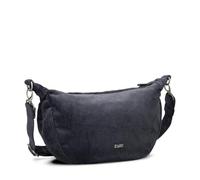 Zwei borsa a tracolla Mademoiselle.M M70 Half-Moon Bag Cord - Polar blu scuro