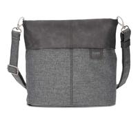 Zwei Olli Borsa a tracolla 25 cm grigio