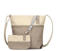 zwei Jana J10 - Borsa a tracolla 29 cm (nubuk-cappuccino)