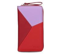 Zwei JANA J2 - Portafoglio da donna, 20 x 11 cm, in ecopelle di alta qualità, design tricolore, con 12 scomparti per carte di credito, portamonete, scomparto per documenti, con chiusura lampo,