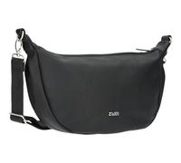 zwei Mademoiselle.M M70 Half-Moon Bag Nubuk-Black