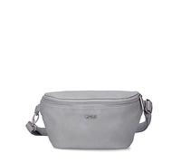 Marsupio da donna Mademoiselle MH4, 25 cm, 1 litro, in finta pelle di alta qualità, impermeabile, 3 in 1, comoda tasca sul petto, marsupio e marsupio, Grigio tela, casual