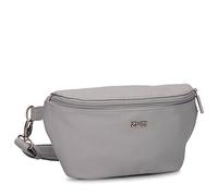 Marsupio da donna Mademoiselle MH4, 25 cm, 1 litro, in finta pelle di alta qualità, impermeabile, 3 in 1, comoda tasca sul petto, marsupio e marsupio, Foggy, casual