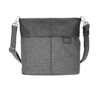 Zwei Olli Borsa a tracolla 25 cm grigio