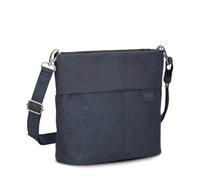 Zwei Olli OT8 - Borsa a tracolla da donna, 3 litri, classica, impermeabile, resistente, bicolore, con 2 spallacci corti e lunghi (blu navy)