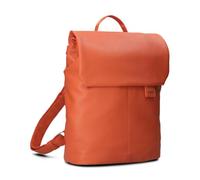 Zwei Zaino da donna Mademoiselle.M MR13, 7 litri (altezza 26 x larghezza 21 x profondità 11 cm), scomparto imbottito per laptop, chiusura lampo e imbottitura posteriore, classico ed elegante (papaya),