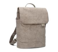 Zwei Zaino da donna Mademoiselle.M MR13 da 7 litri, scomparto imbottito per laptop, chiusura magnetica, scomparto principale con cerniera, imbottitura posteriore, classico ed elegante (cord-mocca)