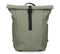 Zwei JONA JOR200 Zaino unisex per il tempo libero da donna e da uomo, con scomparto per computer portatile e portabottiglie, zaino espandibile da 15 a 19 l, schienale imbottito e traspirante, salvia