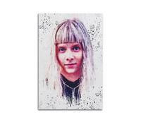 Zweig Poster decorativo da parete con cantante Aurora Axnes, stampa artistica su tela, poster decorativo moderno, per camera da letto, 30 x 45 cm