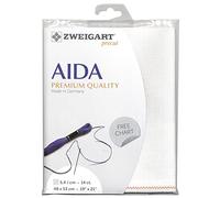 Zweigart Aida pretagliato Stern-col.100 Stoffzuschnitt, 48 x 68 cm