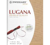 Zweigart Contatore LUGANA Precut 25 ct 3835 colore 359 sabbia tessuto per ricamo 48x68 cm