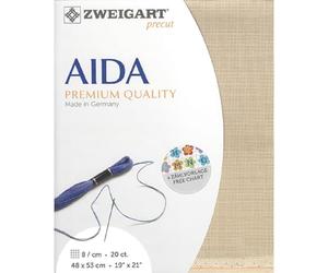 Zweigart Ramo Art PRECUT Aida Extra fine col.309 Tessuto Taglio, 48 x 68 cm