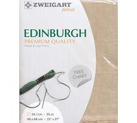 Zweigart Ramo Art PRECUT Edimburgo col.309 Tessuto Taglio, 48 x 68 cm