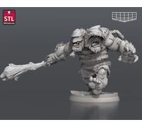 Zweiköpfige Troll Bestien Miniatura Set Ettin Troll Figura per Ttrpg's Come D 5e