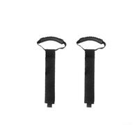 ZWEquipint 2 cinghie in nylon resistente per tubo da giardino, cavi di prolunga e attrezzi da garage, organizer industriale con occhielli resistenti alla ruggine, nero (XXXL)