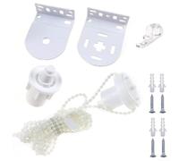 ZWEquipint 32 Mm Controller Perlina Catena Testa di Ricambio Per Finestre Casa Tende In Plastica Accessori Per Tende Con Kit Di Installazione