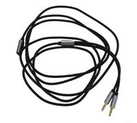 ZWEquipint Adattatore audio da USB-C a 3,5 mm, convertitore placcato oro da tipo C maschio a jack AUX con guscio in lega di alluminio e cavo intrecciato per cuffie analogiche, microfoni, nero (2 metri