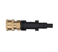 ZWEquipint Adattatore lancia schiuma neve Quick Connect Foam Converter 1/4 di pollice idropulitrice connettore per lavaggio auto (A)