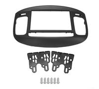 ZWEquipint Adattatore per autoradio a doppio DIN per Hyundai Accent 2009-2012, kit di installazione stereo DVD da 7 pollici con staffe, nero