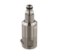 ZWEquipint Connettore per pistola ad acqua ad alta pressione con design anti-groviglio, giunto per tubo flessibile in acciaio inox per lavaggio giardino e giochi all'aperto, argento, 6,7 cm (4 serie)