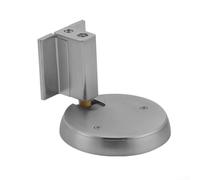 ZWEquipint Fermaporta magnetico in lega di zinco, non perforato, supporto da pavimento, resistente, protezione da parete, per casa e ufficio, argento (grigio)