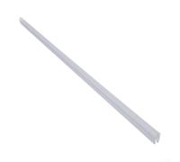 ZWEquipint Guarnizione inferiore per porta della doccia, tipo D, in PVC trasparente, striscia di barriera semicircolare in vetro, profilo di tenuta per porta di vetro, lunghezza 1 m (10 mm)