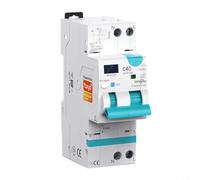 ZWEquipint Interruttore automatico intelligente regolabile WiFi RCBO con protezione da sovracorrente e perdite per uso domestico e commerciale, compatibile con app Tuya (20-40A)