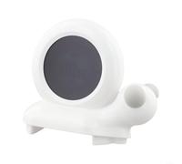 ZWEquipint Lumaca timer visivo con display a LED, orologio silenzioso ricaricabile conto alla rovescia per cucinare, USB-C Time Manager con luce, bianco