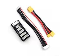 ZWEquipint Parallelo Scheda di Ricarica Supporta 2S A 6S Per Batterie LIPO Per B6 B6AC Per A6 Caricabatterie Cavo In Silicone Aggiornato Per XT60 Per XT30 Connettore Compatto ABS Portatile RC Hobby