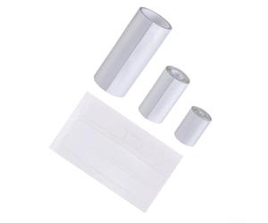 ZWEquipint Pellicola protettiva in PVC trasparente per telaio bicicletta, resistente all'usura, per mountain bike e bici elettriche, 4 misure per adattarsi a forche per tubo obliquo