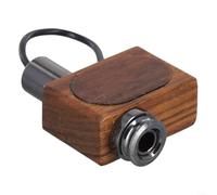 ZWEquipint Pickup per chitarra con controllo del volume, trasduttore classico per chitarra folk classica, ukulele, violino cajon, foro di installazione, pickup in legno