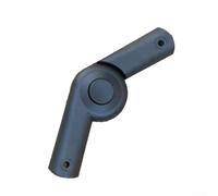 ZWEquipint Sourcingmap - Raccordo per maniglia carrello carrello carrello da campeggio, diametro interno 22 mm, 210 gradi, connettore di ricambio in plastica, colore nero