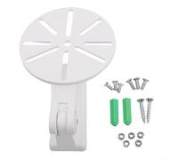 ZWEquipint Staffa per telecamera a cupola per sistemi di sicurezza CCTV, supporto da parete in plastica per uso interno ed esterno, per Hikvision e altre telecamere a cupola, finitura bianca (senza