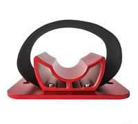 ZWEquipint Supporto per ruota posteriore in lega di alluminio, supporto fisso da tetto per bicicletta, MTB, con fascia di fissaggio in nylon, per berline, auto, sport, trasporto, ciclismo, accessorio