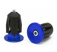 ZWEquipint Tappi terminali per manubrio della bicicletta, in lega di alluminio, per mountain bike, bici da strada, pieghevoli, diametro interno 15,9-21,4 mm, leggeri, colore nero (blu)