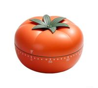 ZWEquipint Timer meccanico ad alta voce per cucina e studio degli studenti per sessioni a carica libera a batteria 7 x 7 x 5 cm (arancione)