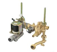 ZWEquipint Valvola di collegamento dell'acqua e del gas in rame 710L compatibile con l'Assemblea dello scaldabagno a gas Valvola di lunga durata 150MM per un controllo efficiente del flusso d'acqua