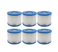 ZWFYJEWU Filtro for Piscina, Compatibile con Bestway, Cartuccia Filtro Flowclear Taglia VI, Compatibile con Lay-Z-Spa - Miami, Compatibile con Las Vegas, Compatibile con Palm Springs(6pcs)