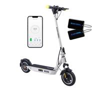 ZWHEEL ZFox Max | Monopattino Elettrico Adulto Omologato (400W) - Autonomia 50km - Lampeggianti, Chiave NFC & Rigenerazione di Batteria in Frenata - Ruote 10" ad Aria - Freni Elettrici e a Disco